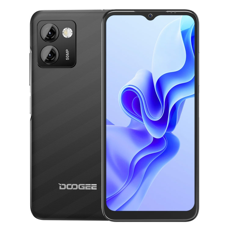 [HK Warehouse] DOOGEE N50 Pro, 8GB+256GB, Side Fingerprint, 6.52 inch Android 13 Spreadtrum T606 Octa Core 1.6GHz, Network: 4G, OTG(Black) - DOOGEE by DOOGEE | Online Shopping UK | buy2fix