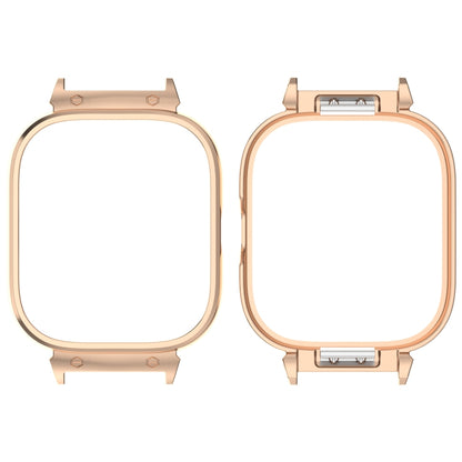 For CMF Watch Pro D395 20mm Metal Frame Watch Protective Case(Rose Gold) - Watch Case by buy2fix | Online Shopping UK | buy2fix