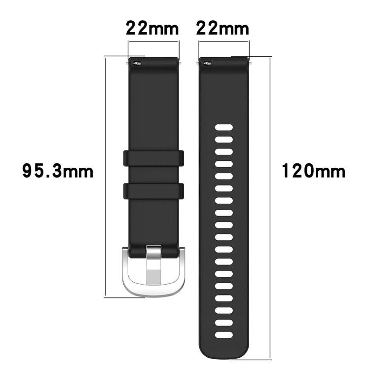 For Xiaomi Watch 2 Liquid Glossy Silver Buckle Silicone Watch Band(Purple) - Watch Bands by buy2fix | Online Shopping UK | buy2fix