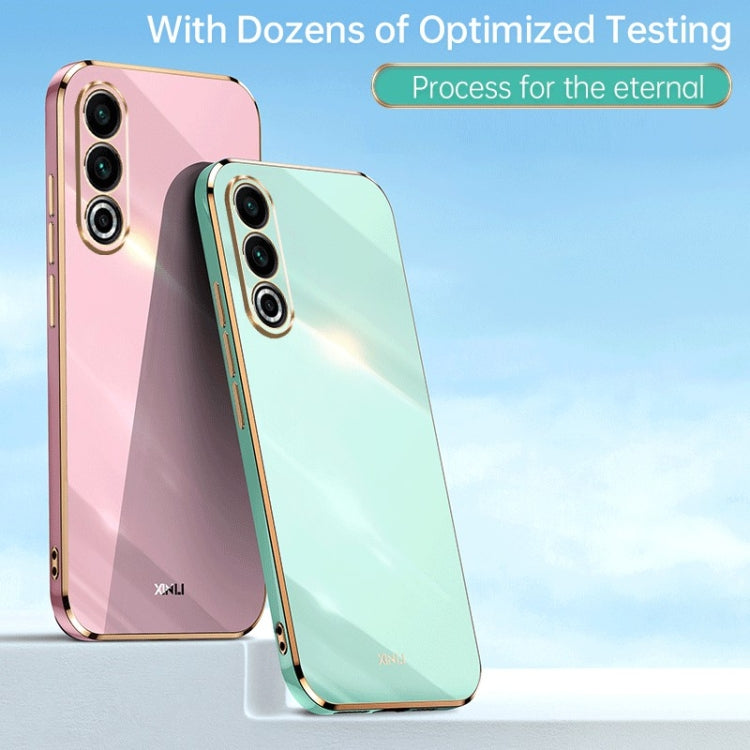 For Meizu 20 5G XINLI Straight Edge 6D Electroplate TPU Phone Case(Mint Green) - Meizu by XINLI | Online Shopping UK | buy2fix