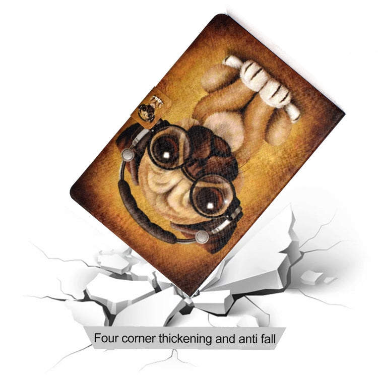 For Lenovo Tab M11 / Xiaoxin Pad 11 2024 Electric Pressed Colored Drawing Smart Leather Tablet Case(Dog) - Lenovo by buy2fix | Online Shopping UK | buy2fix