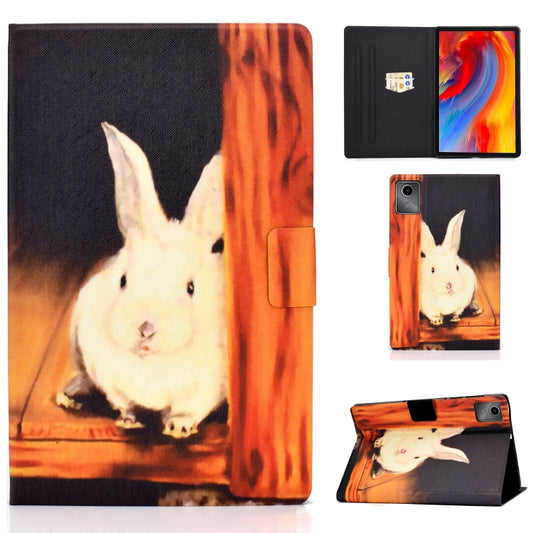 For Lenovo Tab M11 / Xiaoxin Pad 11 2024 Electric Pressed Colored Drawing Smart Leather Tablet Case(Bugs Bunny) - Lenovo by buy2fix | Online Shopping UK | buy2fix
