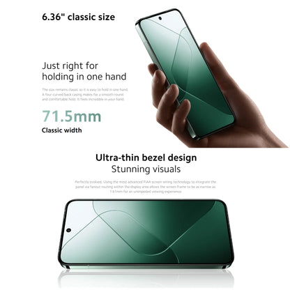 [HK Warehouse] Xiaomi 14 5G Global, 12GB+256GB, 6.36 inch Xiaomi HyperOS Snapdragon 8 Gen 3 Octa Core 3.3GHz, Network: 5G(Green) - Xiaomi Redmi by Xiaomi | Online Shopping UK | buy2fix