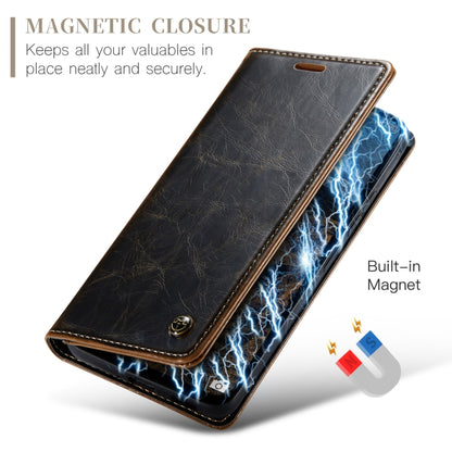 For Xiaomi Redmi Note 13 Pro 4G CaseMe 003 Crazy Horse Texture Flip Leather Phone Case(Coffee) - Xiaomi Cases by CaseMe | Online Shopping UK | buy2fix