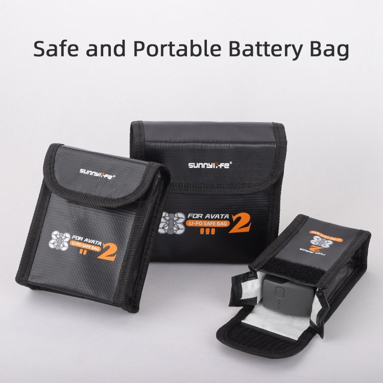 For DJI Avata 2 Sunnylife Battery Explosion-proof Safe Bag Protective Li-Po Safe Bag(For 1pc Battery) -  by Sunnylife | Online Shopping UK | buy2fix