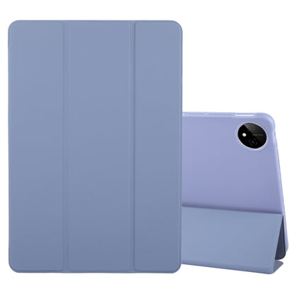 For Huawei MatePad Pro 11 2022/2024 Tri-fold Silicone Leather Tablet Case(Lavender) - Huawei by buy2fix | Online Shopping UK | buy2fix