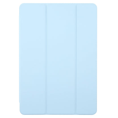 For Huawei MatePad Pro 11 2022/2024 Tri-fold Silicone Leather Tablet Case(Ice Blue) - Huawei by buy2fix | Online Shopping UK | buy2fix