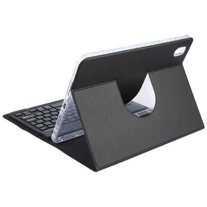 For Huawei MatePad 11 2023 / 2021 Square Button Bluetooth Keyboard Rotatable Holder Leather Case(Black) - Huawei Keyboard by buy2fix | Online Shopping UK | buy2fix