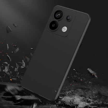 For Xiaomi Redmi Note 13 Pro 5G GKK Three Stage Splicing Full Coverage PC Phone Case(Black) - Xiaomi Cases by GKK | Online Shopping UK | buy2fix