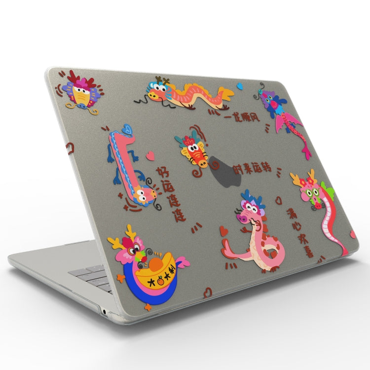 For MacBook Air 13.6 M2 A2681 / M3 A3113 UV Printed Pattern Laptop Frosted Protective Case(DDC-1683) - MacBook Air Cases by buy2fix | Online Shopping UK | buy2fix