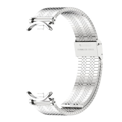 For Xiaomi Mi Band 8 / 9 / 9 NFC Mijobs GT4 Metal Watch Band(Silver) - Watch Bands by MIJOBS | Online Shopping UK | buy2fix