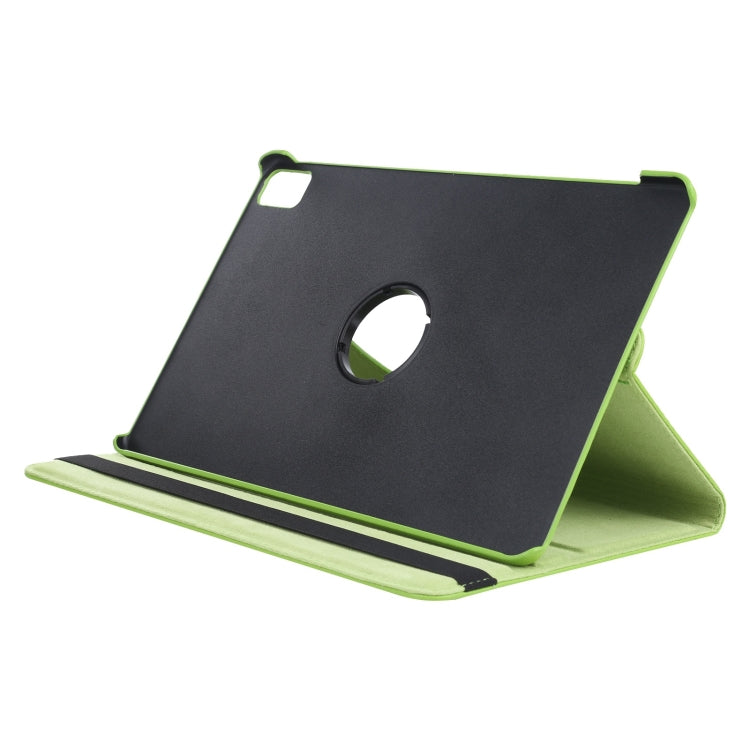 For iPad Air 11 2024 360 Degree Rotation Litchi Texture Leather Tablet Case with Holder(Green) - iPad Air 11 2024 Cases by buy2fix | Online Shopping UK | buy2fix