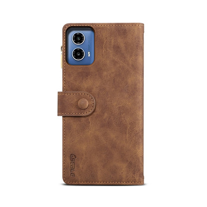 For Motorola Moto G35 ESEBLE Retro Frosted RFID Leather Phone Case(Brown) - Motorola Cases by ESEBLE | Online Shopping UK | buy2fix