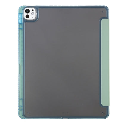 For iPad Pro 11 2024 Clear Acrylic Deformation Leather Tablet Case(Green) - iPad Pro 11 2024 Cases by buy2fix | Online Shopping UK | buy2fix