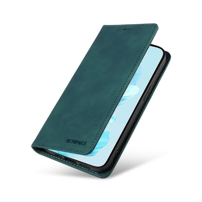 For Honor 200 Lite Global BETOPNICE Suction RFID Anti-theft Leather Phone Case(Green) - Honor Cases by BETOPNICE | Online Shopping UK | buy2fix