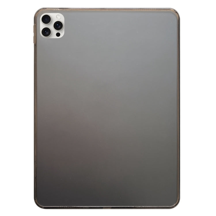 For iPad Pro 13 2024 Skin-feeling Crystal Clear Acrylic Tablet Case(Black) - iPad Pro 13 2024 Cases by buy2fix | Online Shopping UK | buy2fix