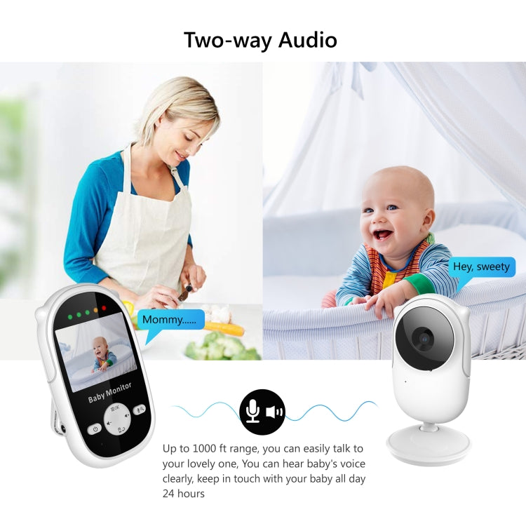 SM25 2.4 inch LCD Screen Baby Monitor Care Camera(US Plug) - Baby Monitor by buy2fix | Online Shopping UK | buy2fix