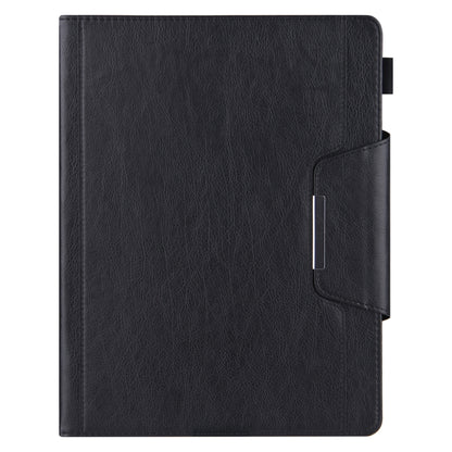 For iPad Pro 13 2024 Solid Color Metal Buckle Leather Smart Tablet Case(Black) - iPad Pro 13 2024 Cases by buy2fix | Online Shopping UK | buy2fix