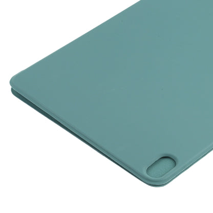 For iPad Air 11 2024 Double-sided Clip Non-buckle Magnetic PU Smart Tablet Case(Green) - iPad Air 11 2024 Cases by buy2fix | Online Shopping UK | buy2fix