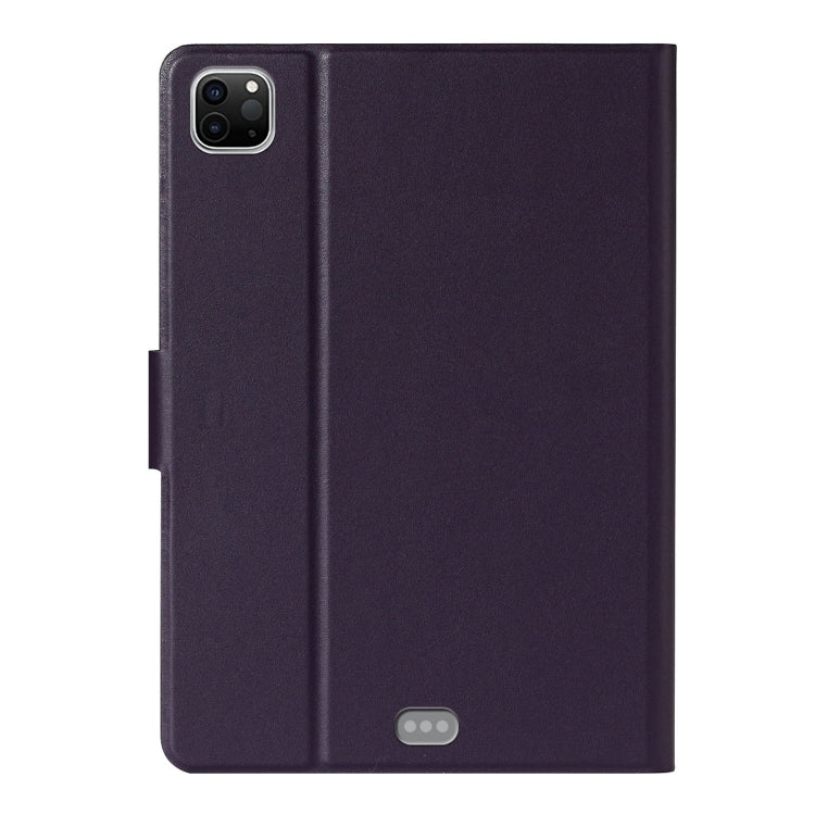 For iPad Pro 11 2024 Pure Color Smart Leather Tablet Case(Purple) - iPad Pro 11 2024 Cases by buy2fix | Online Shopping UK | buy2fix