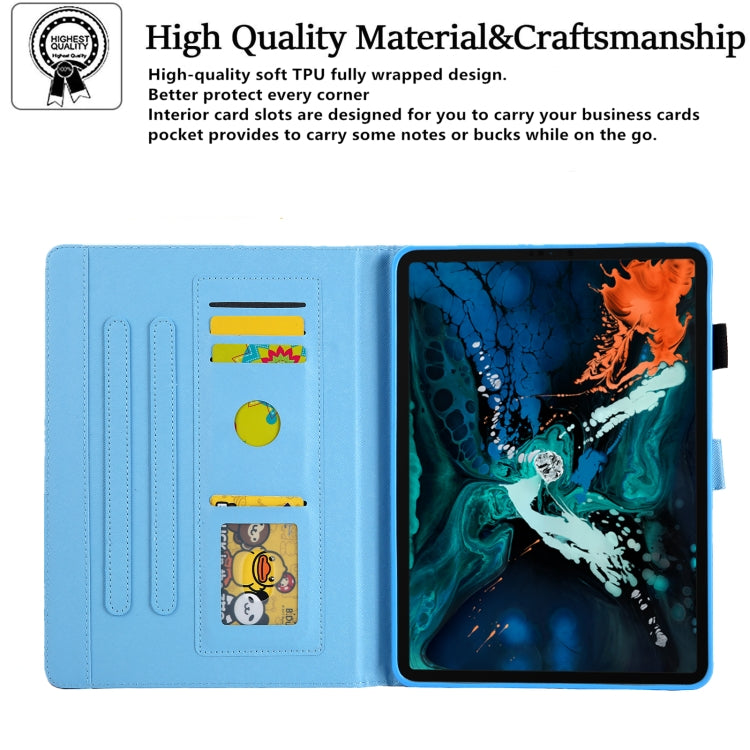 For iPad Pro 11 2024 Colored Drawing Leather Smart Tablet Case(Geometric Marble) - iPad Pro 11 2024 Cases by buy2fix | Online Shopping UK | buy2fix