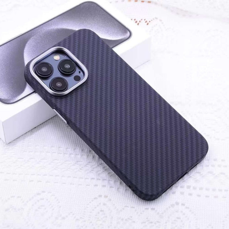 For iPhone 13 Pro Max Kevlar Carbon Fiber Texture MagSafe Magnetic Phone Case(Black) - iPhone 13 Pro Max Cases by buy2fix | Online Shopping UK | buy2fix