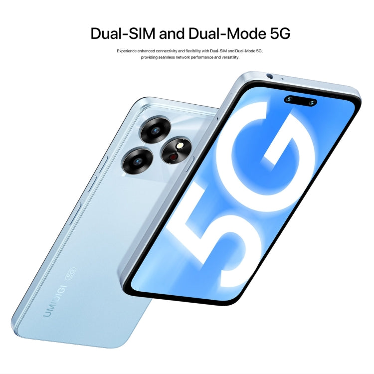 [HK Warehouse] UMIDIGI G6 5G, 6GB+128GB, Face ID Identification, 6.6 inch UMIDIGI OS Dimensity 6100+ 5G Octa Core, Network: 5G(Space Black) - UMIDIGI by UMIDIGI | Online Shopping UK | buy2fix