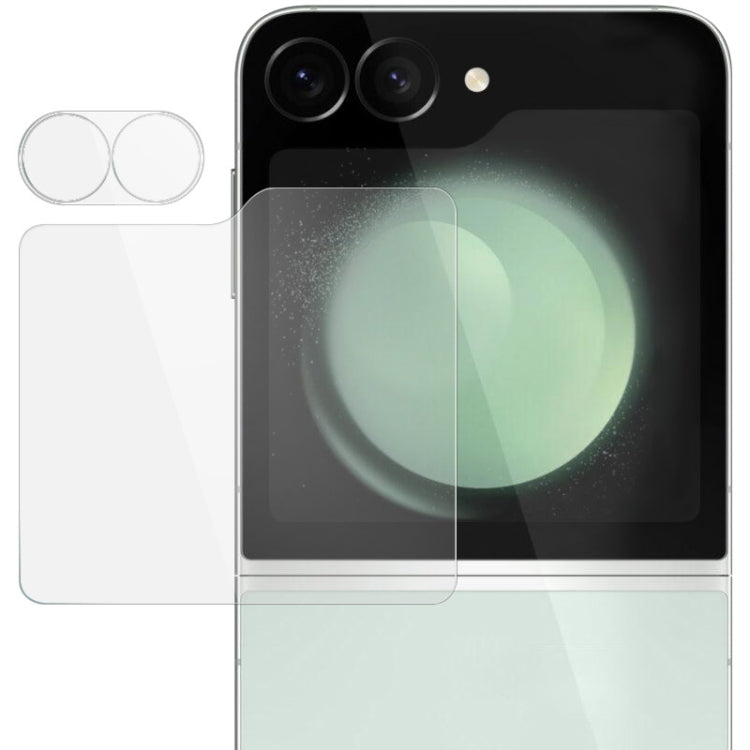 For Samsung Galaxy Z Flip6 1 Sets imak Integrated Lens Film + Glass Rear Screen Sticker - For Samsung by imak | Online Shopping UK | buy2fix