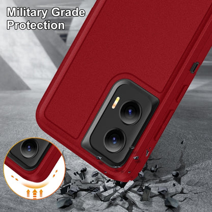 For Motorola Moto G Stylus 5G 2024 Life Waterproof Rugged PC + Silicone Phone Case(Red + Black) - Motorola Cases by buy2fix | Online Shopping UK | buy2fix