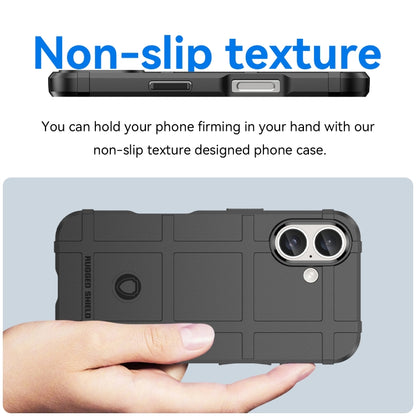 For iPhone 16 Plus Full Coverage Shockproof TPU Phone Case(Black) - iPhone 16 Plus Cases by buy2fix | Online Shopping UK | buy2fix