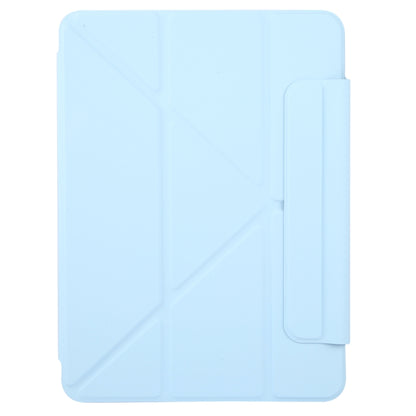 For iPad Air 13 2024 Y-Shape Double-sided Clip Magnetic Smart Tablet Case(Blue) - iPad Air 13 2024 Cases by buy2fix | Online Shopping UK | buy2fix