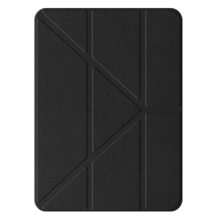 For iPad Air 13 2024 Mutural Multi-fold Smart Leather Tablet Case(Black) - iPad Air 13 2024 Cases by Mutural | Online Shopping UK | buy2fix