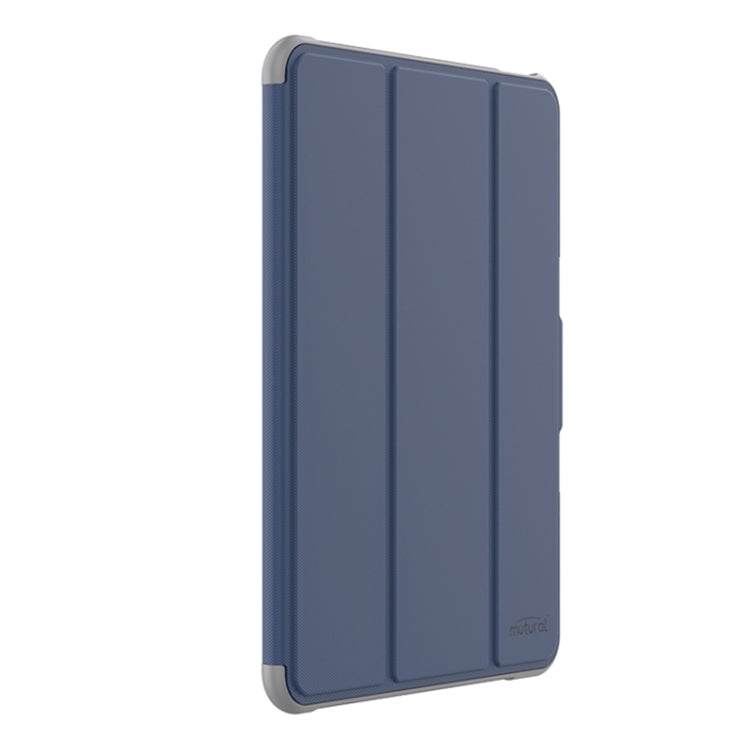 For iPad Air 13 2024 Mutural PC Hybrid TPU Leather Smart Tablet Case(Dark Blue) - iPad Air 13 2024 Cases by Mutural | Online Shopping UK | buy2fix