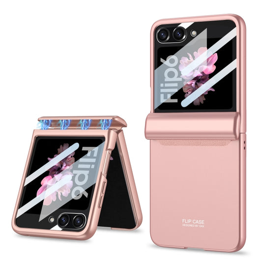 For Samsung Galaxy Z Flip6 GKK Integrated Full Coverage Folding Phone Case(Pink) - Galaxy Z Flip6 5G Cases by GKK | Online Shopping UK | buy2fix