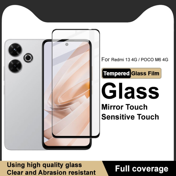 For Xiaomi Redmi 13 4G Global / POCO M6 4G imak 9H Surface Hardness Full Screen Tempered Glass Film Pro+ Series - For Meizu by imak | Online Shopping UK | buy2fix
