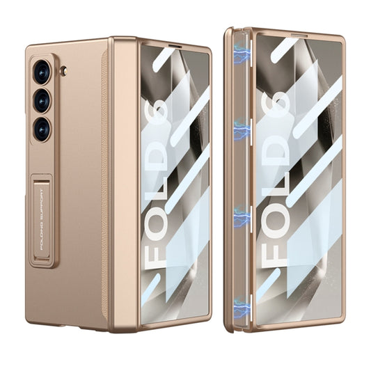 For Samsung Galaxy Z Fold6 GKK Integrated Full Coverage Magnetic Fold Phone Case(Gold) - Galaxy Z Fold6 5G Cases by GKK | Online Shopping UK | buy2fix