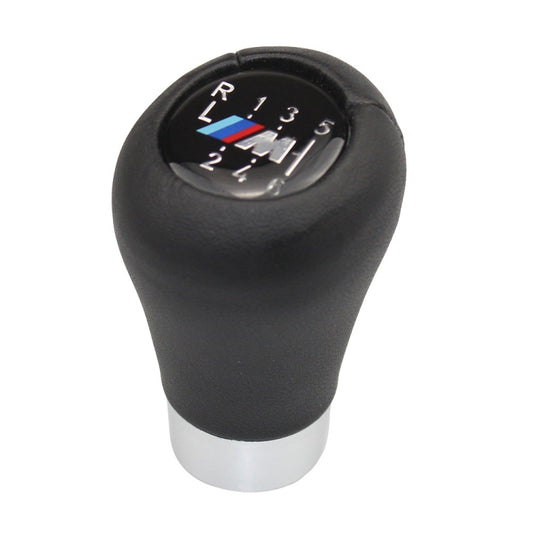 For BMW 3 Series E90 Round Car Gear Lever Leather Gear Shift Knob, Style:6 Speed - Shift Knob by buy2fix | Online Shopping UK | buy2fix