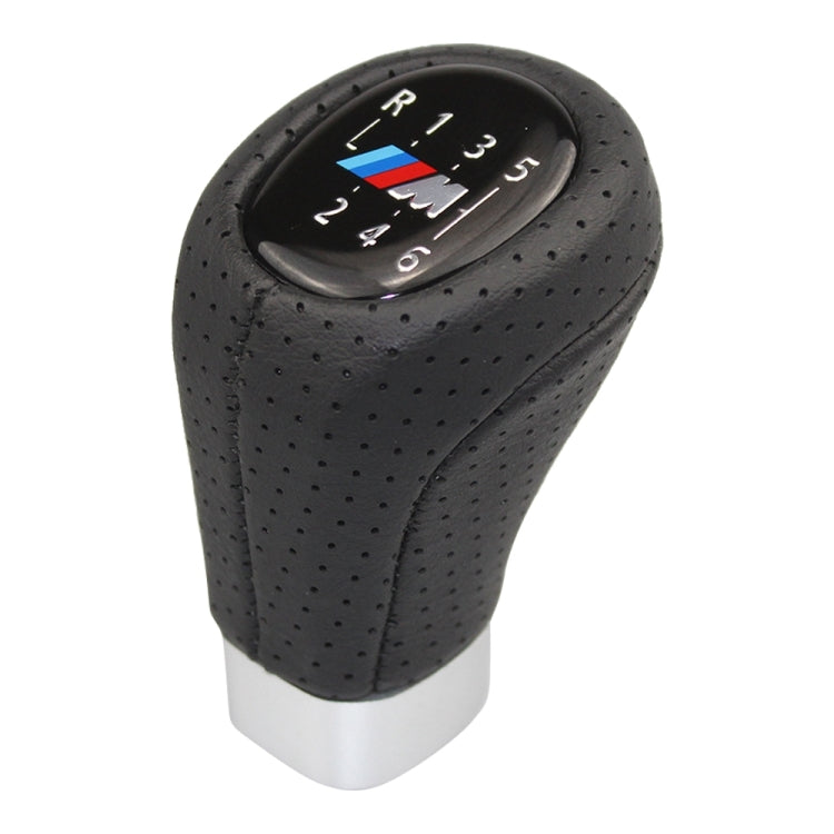 For BMW 3 Series E92 LCI Coupe 2008-2013 Square Car Gear Lever Leather Gear Shift Knob, Style:6 Speed - Shift Knob by buy2fix | Online Shopping UK | buy2fix