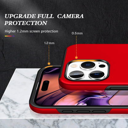 For iPhone 16 Pro Magnetic Ring Holder Phone Case(Red) - iPhone 16 Pro Cases by buy2fix | Online Shopping UK | buy2fix