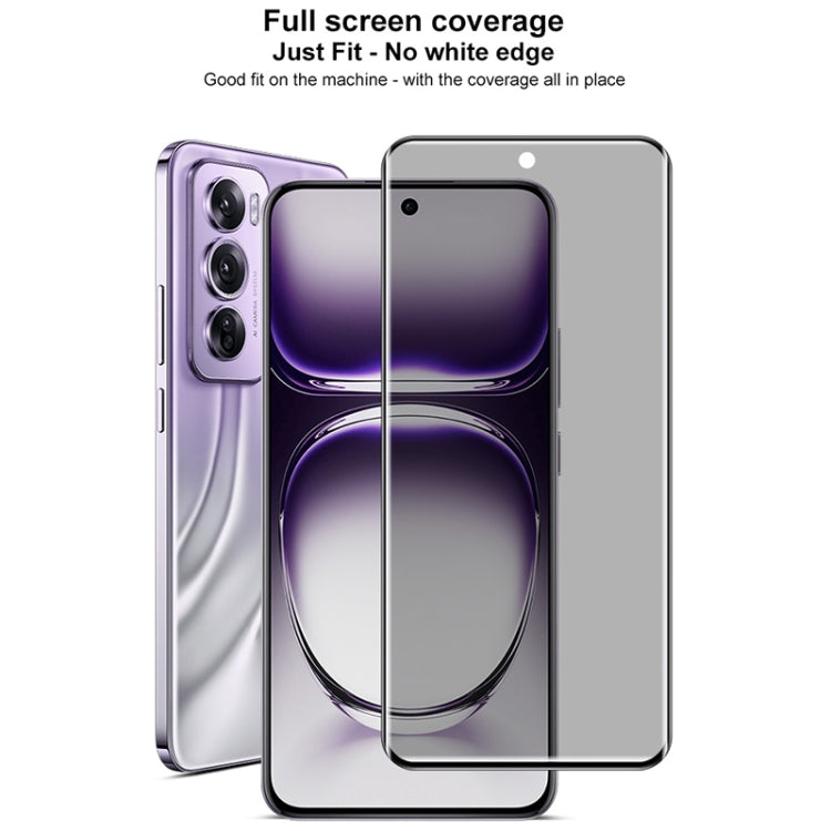 For OPPO Reno12 Pro Global imak 3D Curved HD Full Screen Anti-spy Tempered Glass Protective Film - Reno12 Pro Tempered Glass by imak | Online Shopping UK | buy2fix