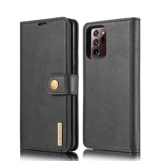 For Samsung Galaxy Note20 Ultra DG.MING Crazy Horse Texture Flip Detachable Magnetic Leather Case with Holder & Card Slots & Wallet(Black) - Galaxy Note20 Ultra Cases by DG.MING | Online Shopping UK | buy2fix