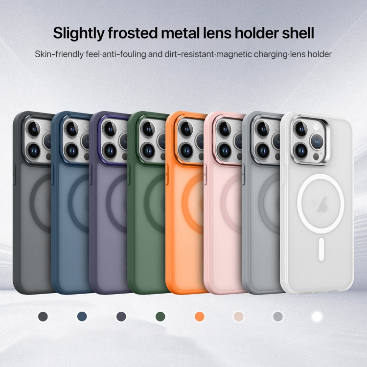 For iPhone 11 Pro Magsafe Skin Feel Lens Holder Phone Case(Transparent) - iPhone 11 Pro Cases by buy2fix | Online Shopping UK | buy2fix