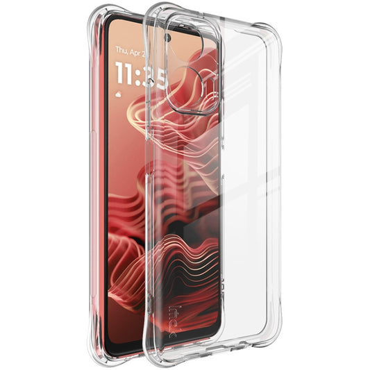 For Motorola Moto G35 5G imak Shockproof Airbag TPU Phone Case(Transparent) - Motorola Cases by imak | Online Shopping UK | buy2fix