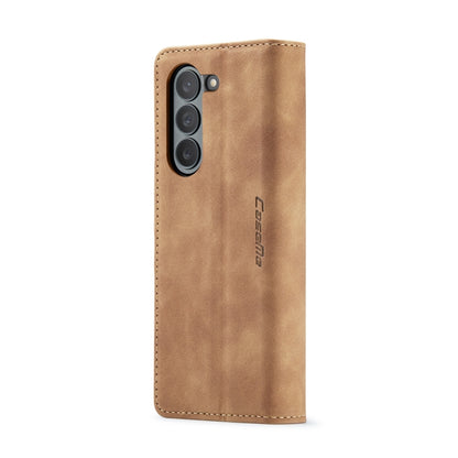 For Samsung Galaxy Z Fold6 5G CaseMe 013 Multifunctional Horizontal Flip Leather Phone Case(Brown) - Galaxy Z Fold6 5G Cases by CaseMe | Online Shopping UK | buy2fix