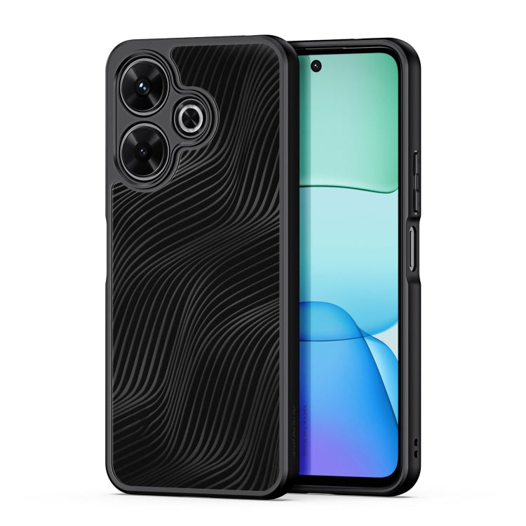 For Xiaomi Poco M6 4G DUX DUCIS Aimo Series TPU + PC Frosted Feel Phone Case(Black) - Xiaomi Cases by DUX DUCIS | Online Shopping UK | buy2fix