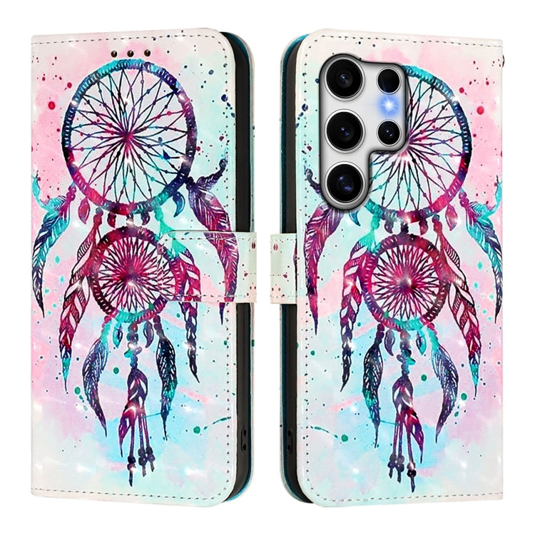 For Samsung Galaxy S25 Ultra 5G 3D Painting Horizontal Flip Leather Phone Case(Color Drop Wind Chimes) - Galaxy S25 Ultra 5G Cases by buy2fix | Online Shopping UK | buy2fix