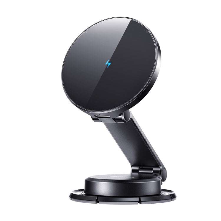 JOYROOM JR-ZS408 Metal Car Magnetic Wireless Charger Holder(Black) - Wireless Charging Bracket by JOYROOM | Online Shopping UK | buy2fix