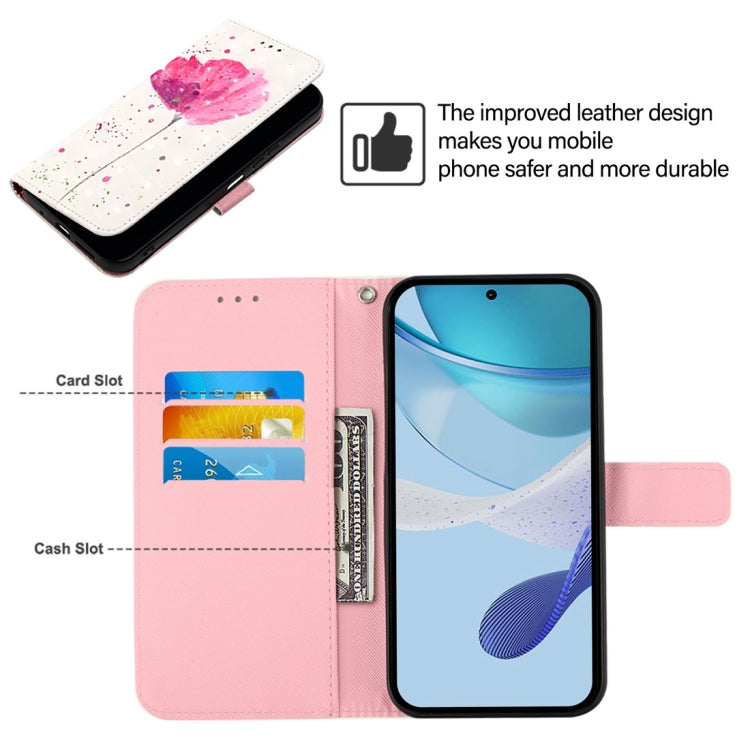 For OnePlus 12 Global 3D Painting Horizontal Flip Leather Phone Case(Flower) - OnePlus Cases by buy2fix | Online Shopping UK | buy2fix