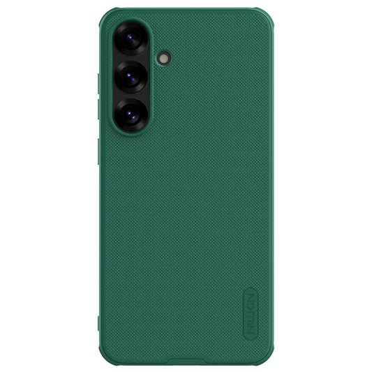 For Samsung Galaxy S25 5G NILLKIN Frosted Shield Pro PC + TPU Phone Case(Green) - Galaxy S25 5G Cases by NILLKIN | Online Shopping UK | buy2fix