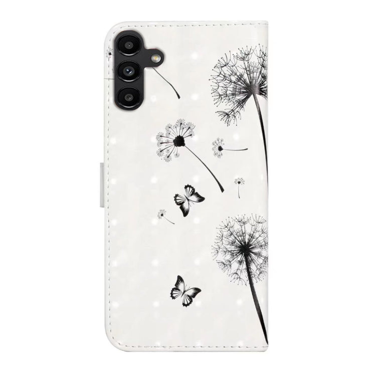 For Samsung Galaxy S25 5G Oil Embossed 3D Drawing Leather Phone Case(Couple Dandelion) - Galaxy S25 5G Cases by buy2fix | Online Shopping UK | buy2fix